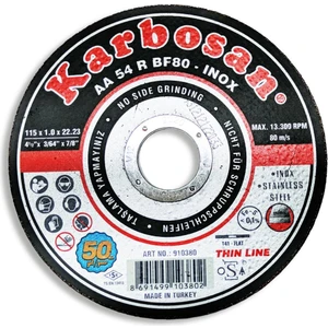 Inox Kesme Taşı 115X1.0X22.23 (25 Adet)