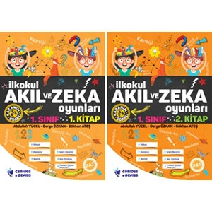 Pat Yayınları  İlkokul Akıl Ve Zeka Oyunları 1.Sınıf Seti ( 2 Kitap) Güncellenmiş Yeni Baskı