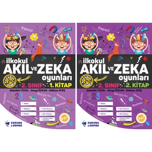 Ilkokul Akıl Ve Zeka Oyunları 2.Sınıf Seti ( 2 Kitap) Güncellenmiş Yeni Baskı