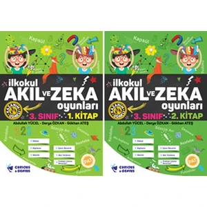 Pat Yayınları İlkokul Akıl Ve Zeka Oyunları 3.Sınıf Seti ( 2 Kitap) Güncellenmiş Yeni Baskı