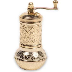 Global Marketin, Karabiber ve Baharat Değirmeni Döküm Nostalji Sarı Renk