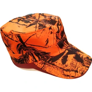 Castro Turuncu Desenli Avcı Şapkası