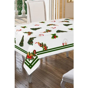 Merry Christmas Çam Ağaçlı Desenli Masa Örtüsü 160x220