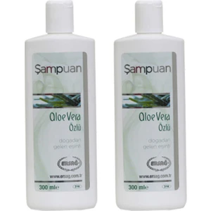 Aloe Vera Özlü Şampuan 300 Ml. x 2 Adet