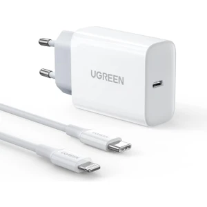 20W PD Şarj Cihazı ve Type-C to Lightning iPhone 11 12 13 X Şarj Kablosu 1 Metre