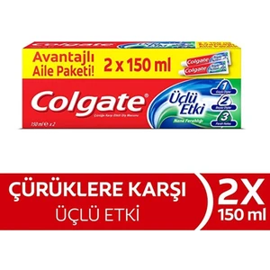 Üçlü Etki Diş Macunu 150 ml x 2 Adet  Diş Macunu
