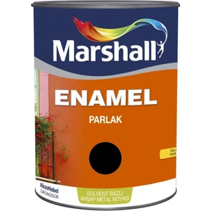 Enamel Parlak Sentetik Siyah Yağlı Boya 0,75 Lt