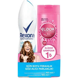 Shower Fresh Deodorant + Elidor 185 ml Şampuan  Deodorant