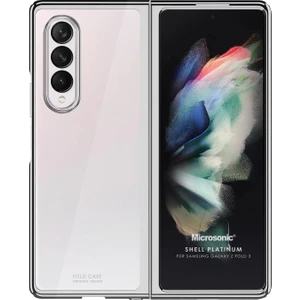 Samsung Galaxy Z Fold 3 Kılıf Shell Platinum Gümüş