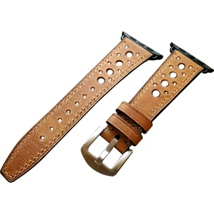 Craft Camel Rally Model 42-44-45 mm Uyumlu Apple Watch Kordonu Kahverengi