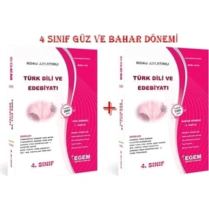Egem Eğitim Yayınları AÖF Türk Dili ve Edebiyatı 4. Sınıf Güz ve Bahar Dönemi Konu Anlatımlı Soru Bankası