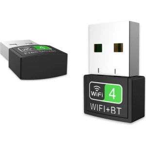 W-5 300MBPS USB Wifi Alıcı+Bluetooth Adaptörü