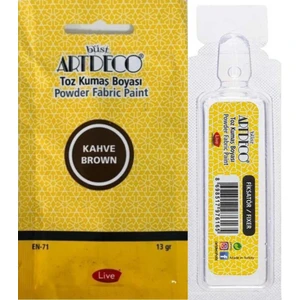 Artdeco Toz Kumaş Boyası  Kahve