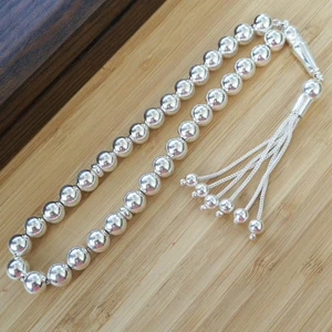 Küre Kesim Gümüş Tesbih Model 3