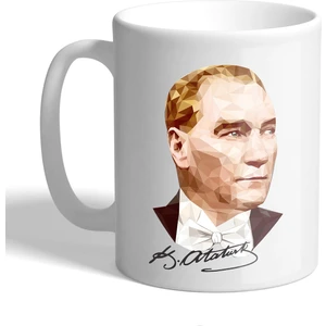 Grafilli Design Kişiye Özel Atatürk Kupa Bardak 07