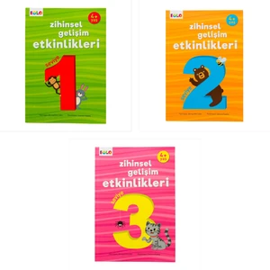 Yayınları 4+ Yaş Zihinsel Gelişim Etkinlikleri 3 Kitap