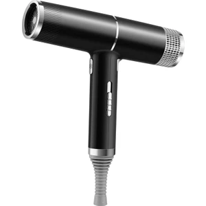 Strade Store Konsantratör Difüzör Siyah ile Profesyonel Iyonik Saç Kurutma Makinesi Saç Üfleyici