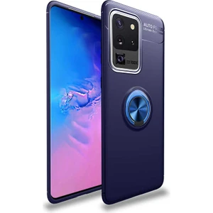 Samsung Galaxy S20 Ultra Kılıf Yüzüklü Magnetli Ravel Case