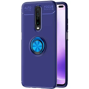 Xiaomi Poco X2 Kılıf Yüzüklü Magnetli Ravel Case