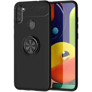 Samsung Galaxy A21 Kılıf Yüzüklü Magnetli Ravel Case