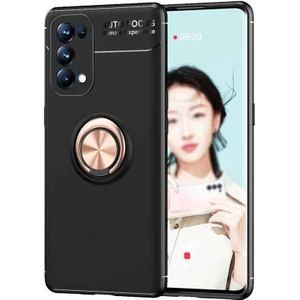 Oppo Reno 5 Pro 5g Kılıf Yüzüklü Magnetli Ravel Case