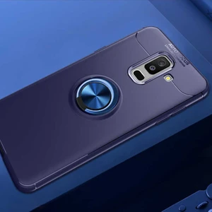 Samsung Galaxy A6 Plus 2018 Kılıf Yüzüklü Magnetli Ravel Case