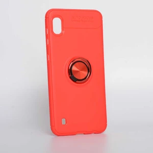 Samsung Galaxy A10 Kılıf Yüzüklü Magnetli Ravel Case