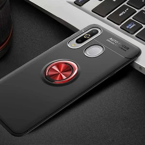 Samsung Galaxy A20S Kılıf Yüzüklü Magnetli Ravel Case