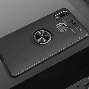 Samsung Galaxy A10S Kılıf Yüzüklü Magnetli Ravel Case