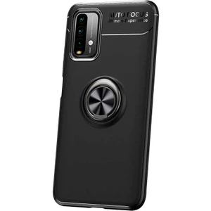 Xiaomi Redmi 9t Kılıf Yüzüklü Magnetli Ravel Case