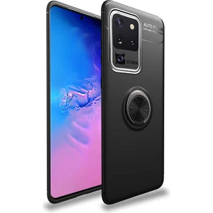 Samsung Galaxy S20 Ultra Kılıf Yüzüklü Magnetli Ravel Case