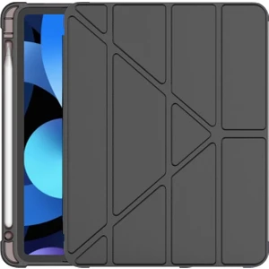 Samsung Galaxy Tab A7 10.4 T500 T505 T507 Kılıf Kalem Bölmeli Trifolding Case