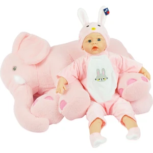 Halley Oyuncak Uyku Arkadaşım Peluş Fil 95 cm Pembe 78674