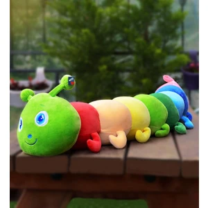 Halley Oyuncak 75 cm Renkli Tırtıl Yastık