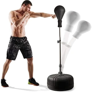 Boks Standı Punching Ball 120CM ile 156CM Yükseklik Ayarlı