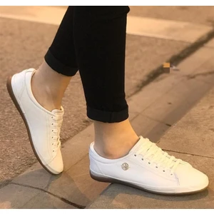 U.S. Polo Assn. Jojo Beyaz Kadın Hakiki Deri Sneaker Ayakkabı V7