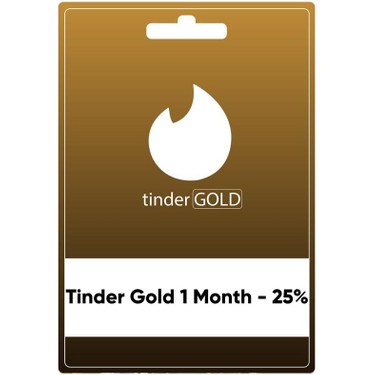 Tinder Gold 1 Month 25 Fiyat Taksit Se enekleri