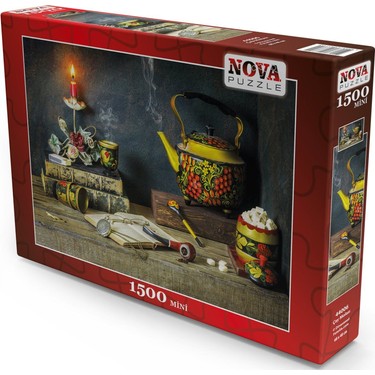 Nova Puzzle Puzzle 44006 - Çay Molası 1500 Parça Mini Puzzle Fiyatı