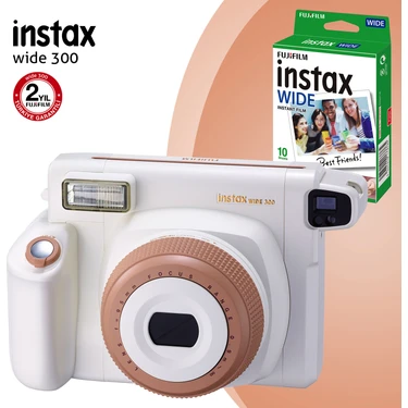 Fujifilm Instax Wide 300 Toffe Beyaz Fotoğraf Makinesi ve Fiyatı