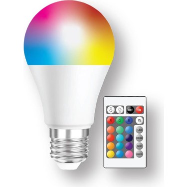 wondeks uzaktan kumandali 9 w rgb ampul 6500k fiyati