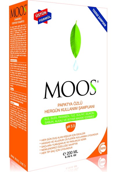 Moos Papatya Özlü Şampuan 200 ml