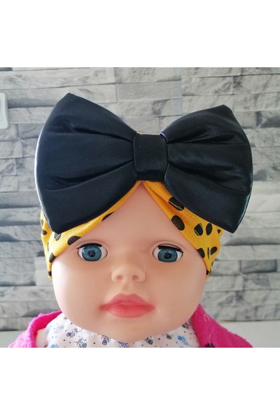 Kız Bebek Fiyonklu Bone
