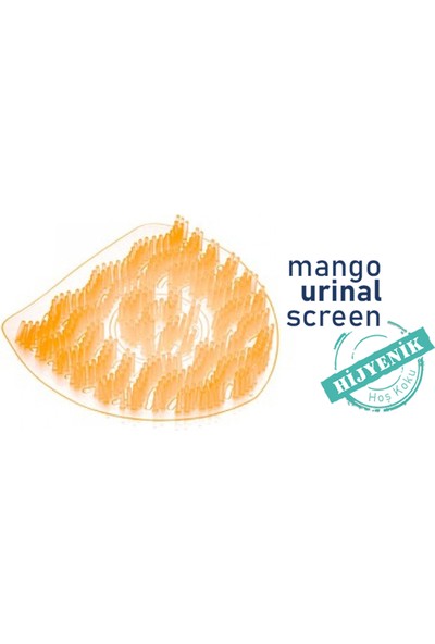 Maproworld Evo Screen 600 Serisi Lavabo ve Pisuvar Süzgeci Mango 5'li Paket (Koku Giderici)