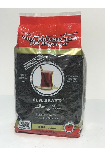 777 Sumbrand Pekoe Şeffaf Poşet İthal Siyah Çay 250 gr