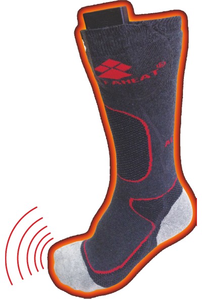 AlfaHeat Yeni AlfaHeat® 5000MAH Şarjlı Isıtmalı Çorap