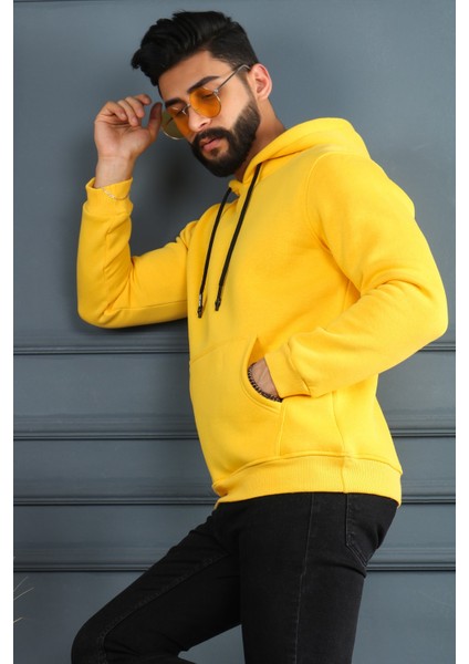 Istwear Sarı Erkek Hoodie fırsatları