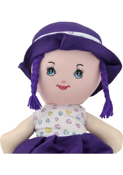 Laviyosa Mor Elbiseli Yumuşak Bez Bebek Hediye Oyuncak (50 Cm) modelleri