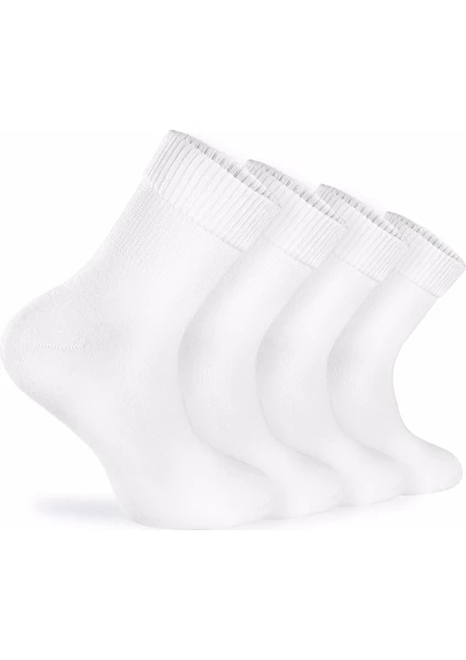 Nova Socks Erkek 4'lü Bambu Lastiksiz Sıkmayan Extra Rahat Şeker Çorabı / Çorap