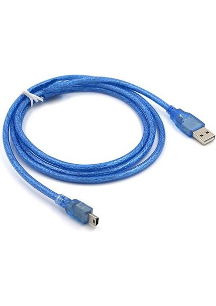 USB 2.0 To Mini USB 5 Pin Şarj ve Data Kablosu 3 M