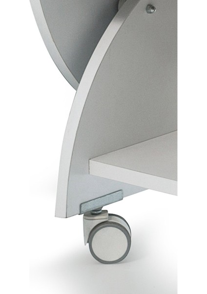 BW1030 - Sallanır Tekerlekli Sepet Bebek Beşik 50X90 Beyaz